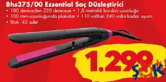PHİLİPS BHS375/00 ESSENTİAL SAÇ DÜZLEŞTİRİCİ